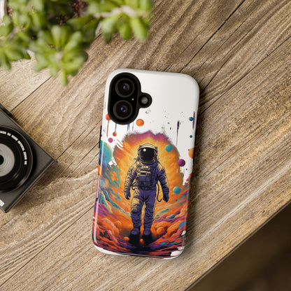 Astronaut Galaxy Phone Case – Colorful Space Explorer Protective Cover