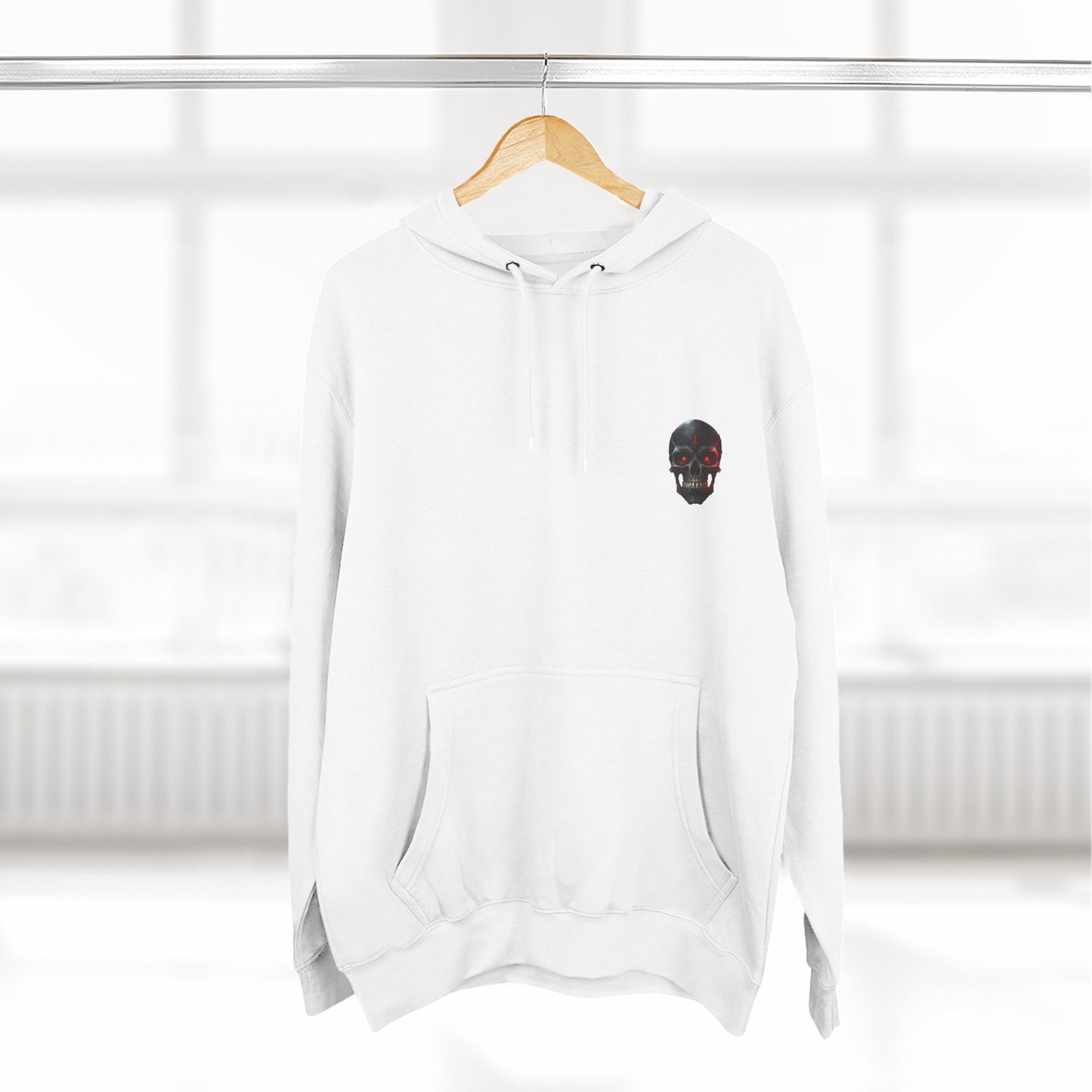 Deadible Skull Hoodie — Dark Skull Graphic Fleece Pullover